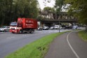 LKW blieb unter Bruecke haengen Koeln Ehrenfeld Innere Kanalstr Hornstr P525